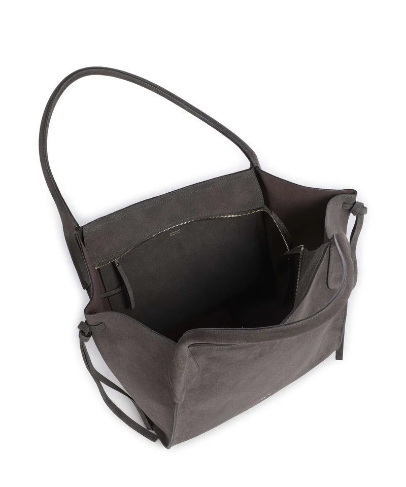 Abro Suede Vibe Big Cabas grey