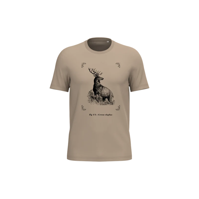 T-shirt écoresponsable - Cervus elaphus