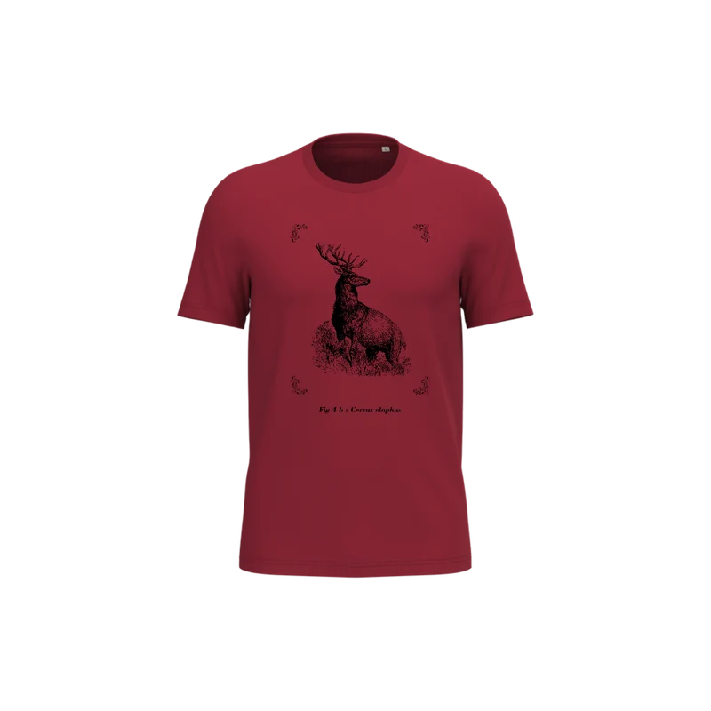 T-shirt écoresponsable - Cervus elaphus