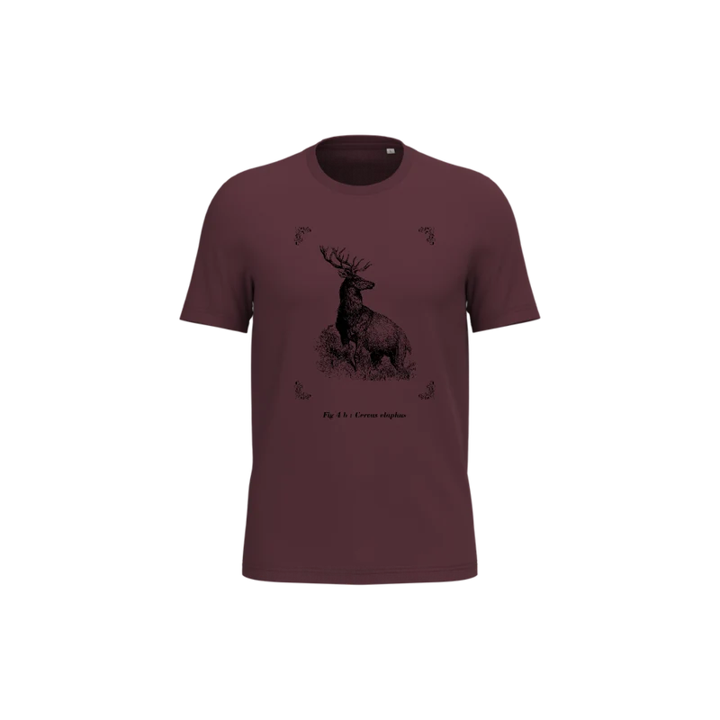 T-shirt écoresponsable - Cervus elaphus