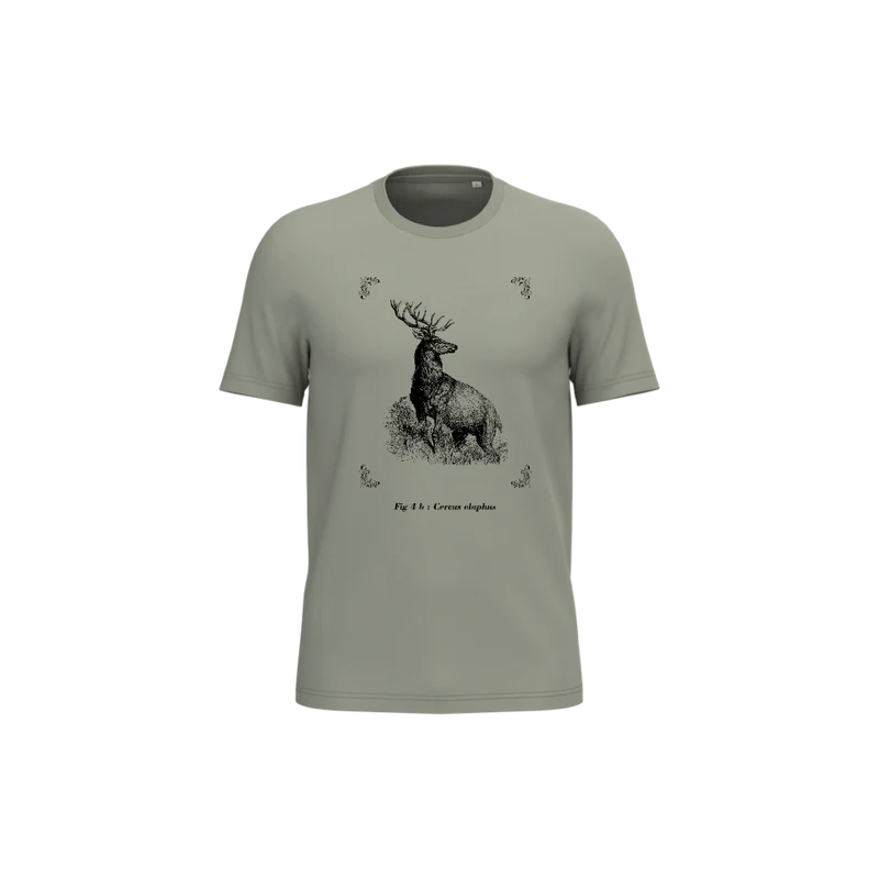 T-shirt écoresponsable - Cervus elaphus
