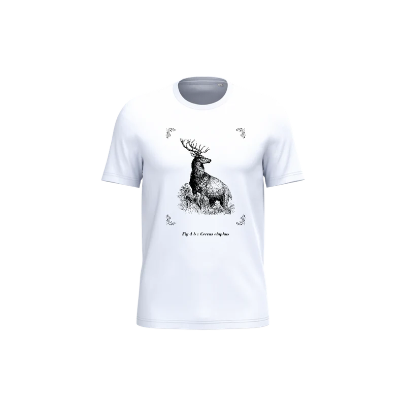 T-shirt écoresponsable - Cervus elaphus
