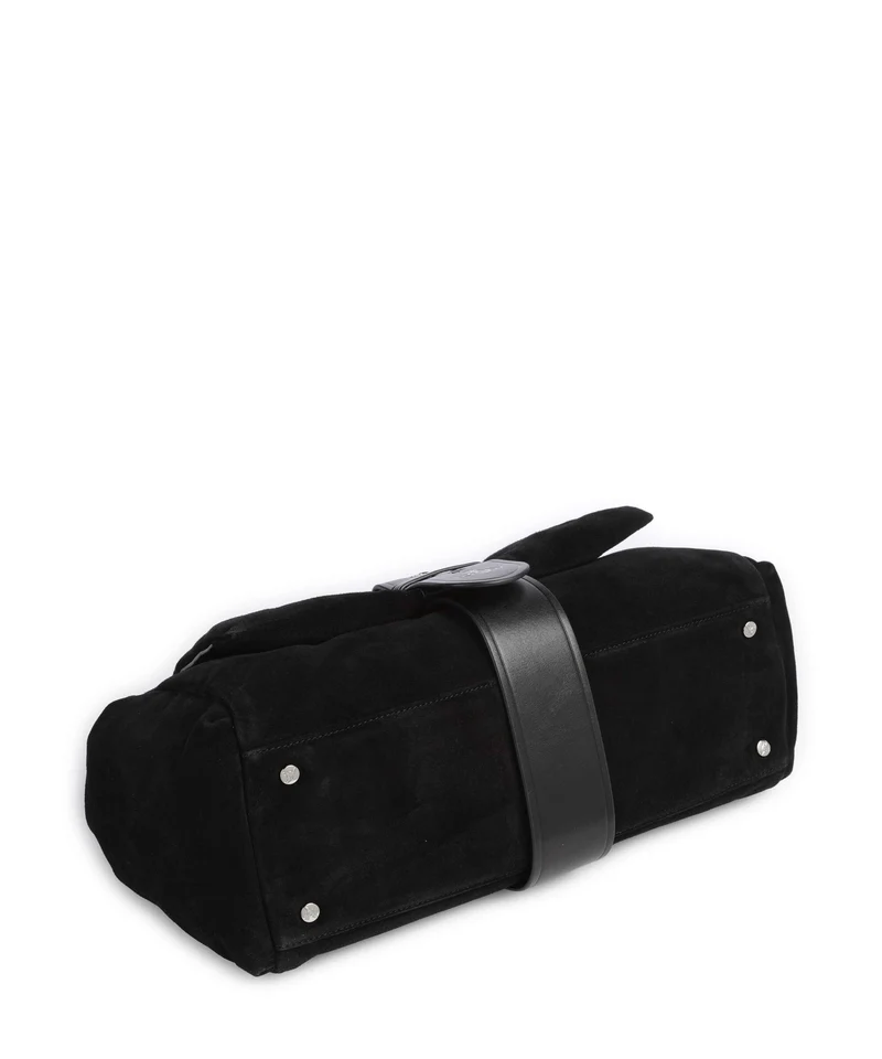 Vivienne Westwood Hazel Treasure Suede XL Sac porté épaule black