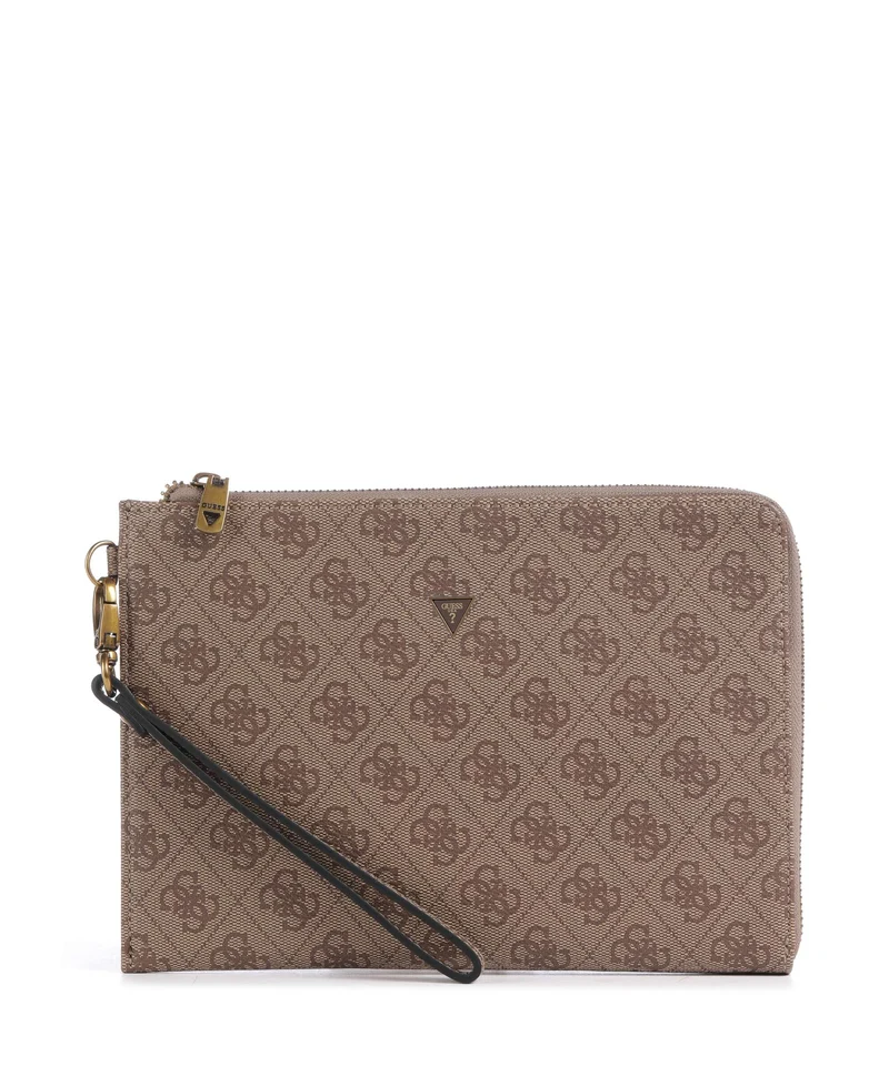 Guess Milano Medium Sac de poignet beige/brown