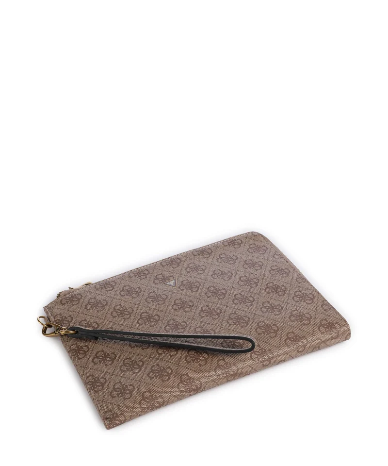 Guess Milano Medium Sac de poignet beige/brown