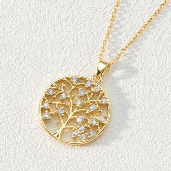 Arbre De Vie Collier | Argenté Harmonie