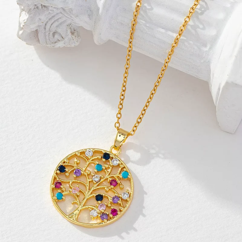 Arbre De Vie Collier | Argenté Harmonie