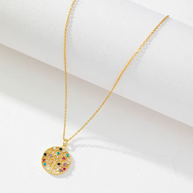 Arbre De Vie Collier | Argenté Harmonie