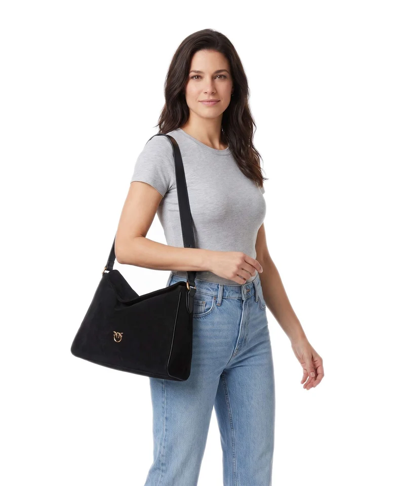 Pinko Leaf Big Sac fourre-tout nero/antique gold