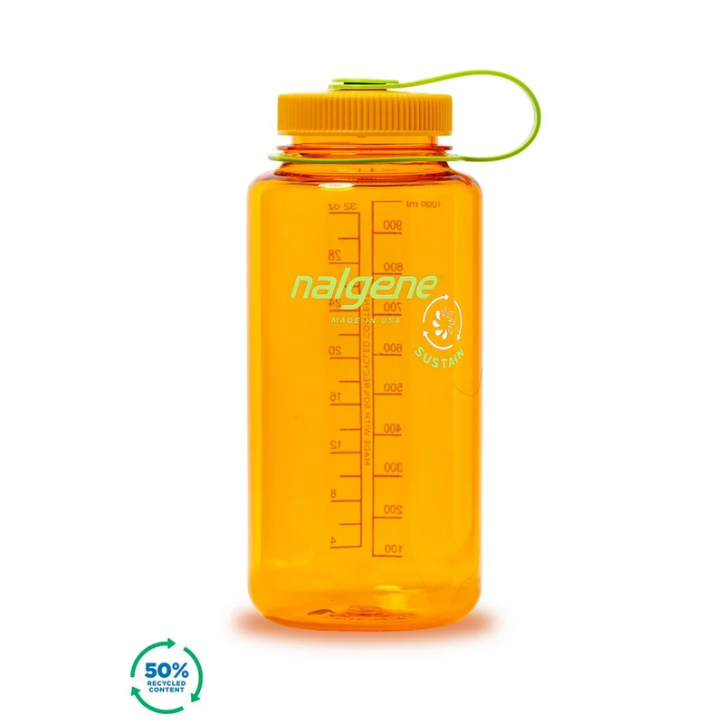 Bouteille Nalgene Sustain à grand goulot 950 ml – Clémentine