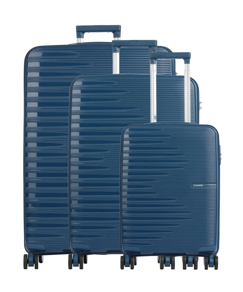 Travelite Pacific Set de valise (4 roues) petrol