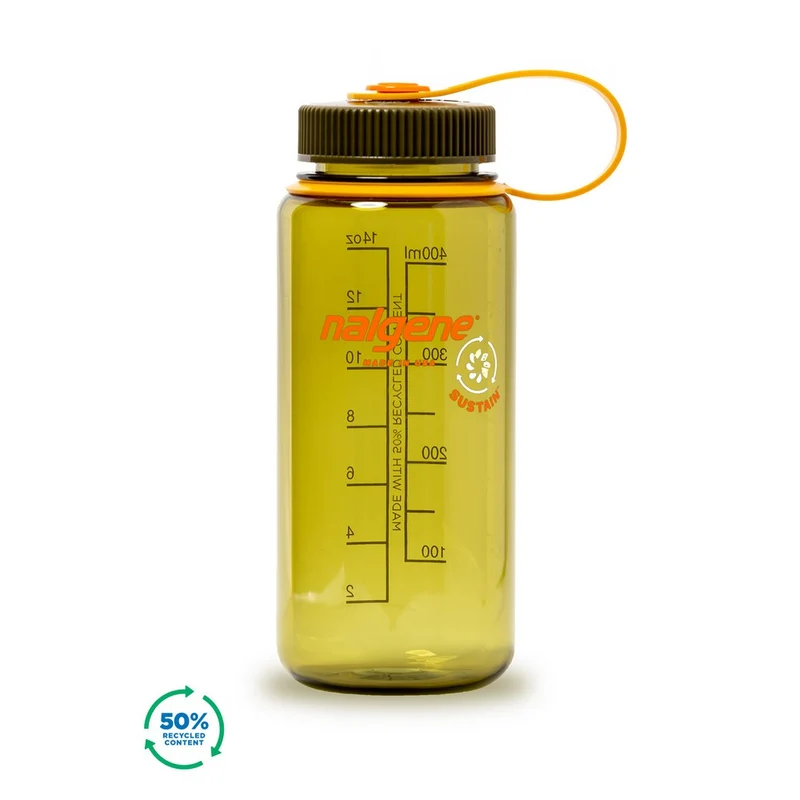 Bouteille Nalgene Sustain à grand goulot 500 ml - Olive