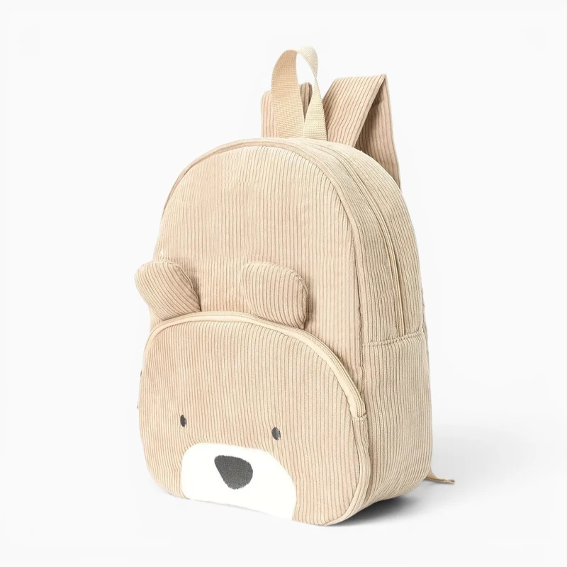 Sac à Dos Enfant Velours Côtelé Ours