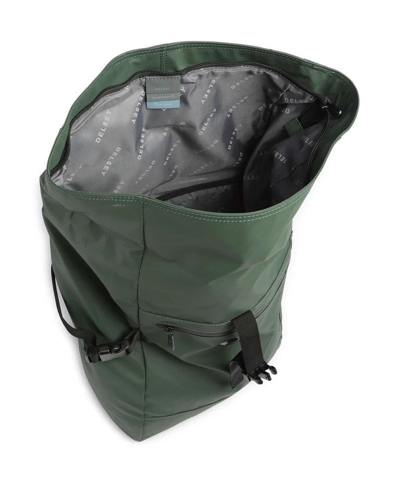 Delsey Paris Element 2.0 Sac à dos roll-top green