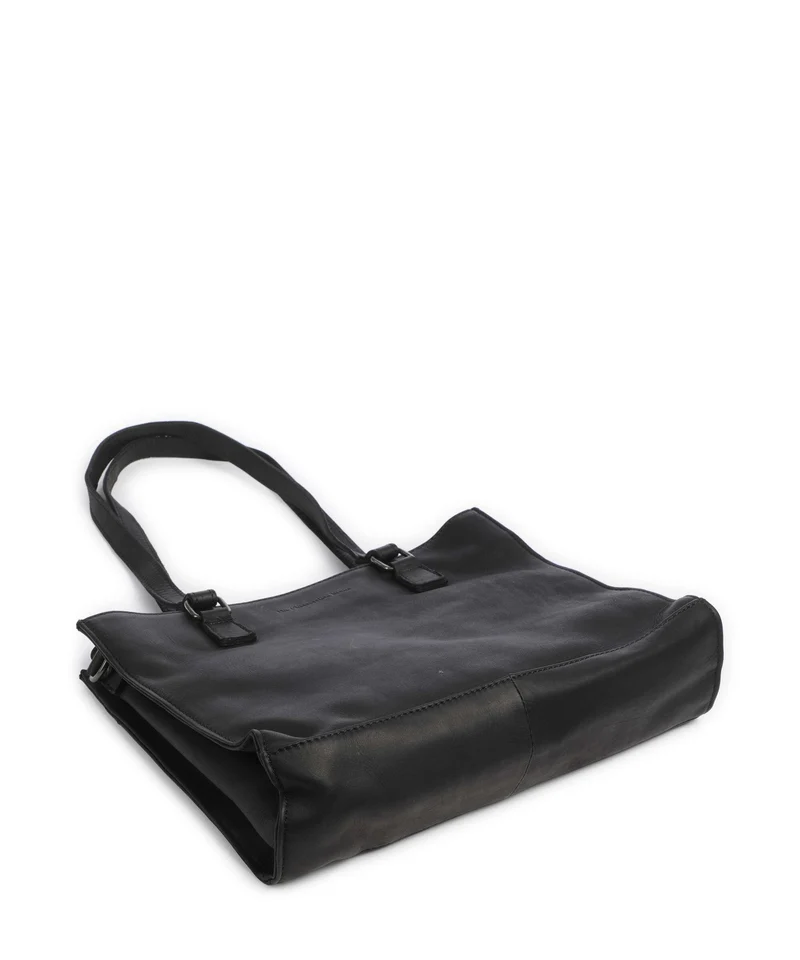 The Chesterfield Brand Wax Pull Up Cow Ellsworth Cabas black