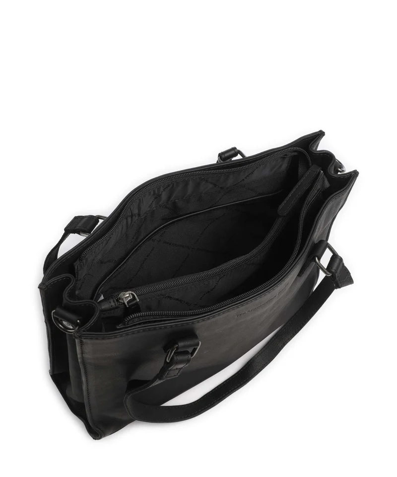 The Chesterfield Brand Wax Pull Up Cow Ellsworth Cabas black