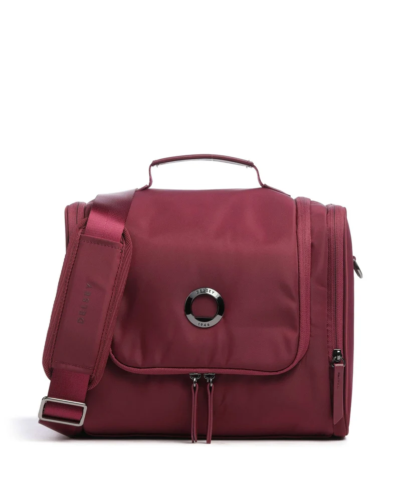 Delsey Paris Victoire Mallette cosmétiques burgundy