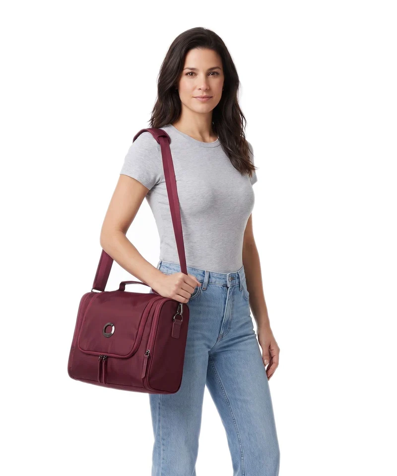Delsey Paris Victoire Mallette cosmétiques burgundy