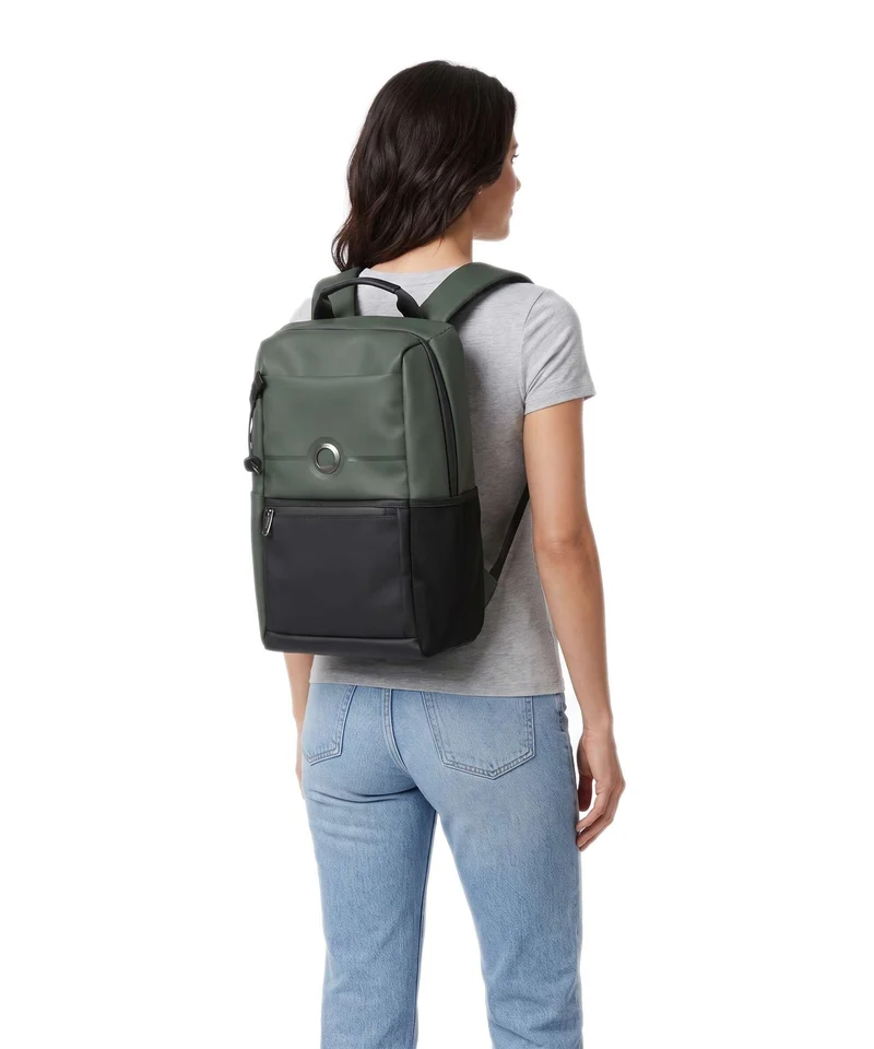 Delsey Paris Turenne Soft Sac à dos d'ordinateur green