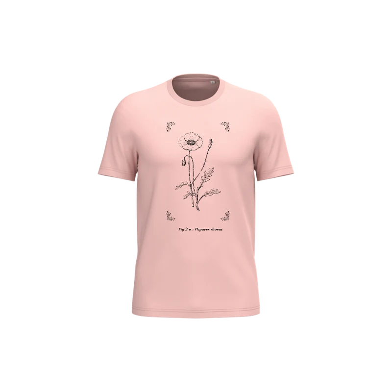 T-shirt écoresponsable - Papaver rhoeas