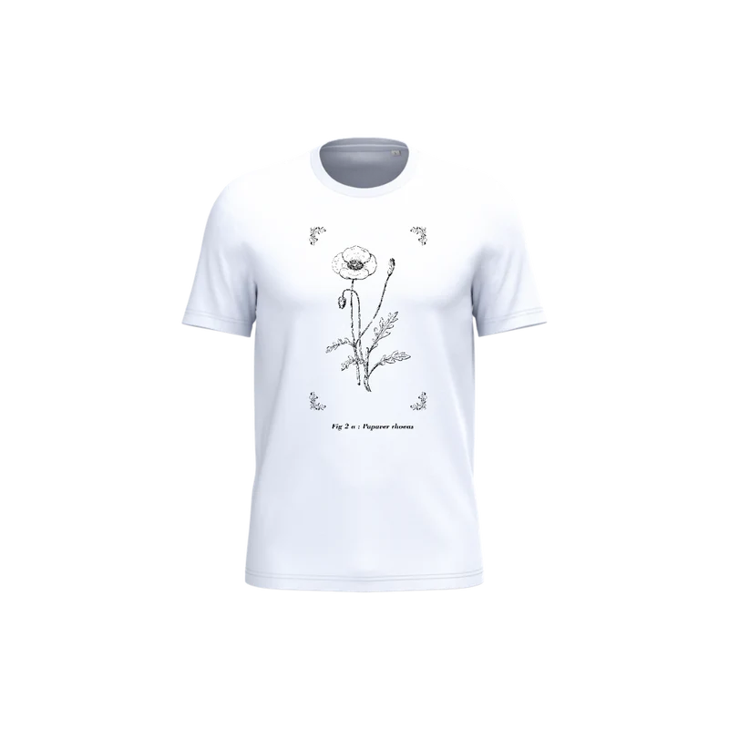 T-shirt écoresponsable - Papaver rhoeas