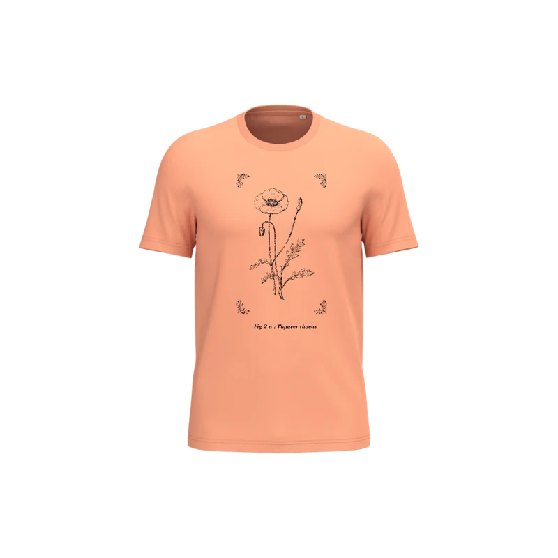 T-shirt écoresponsable - Papaver rhoeas