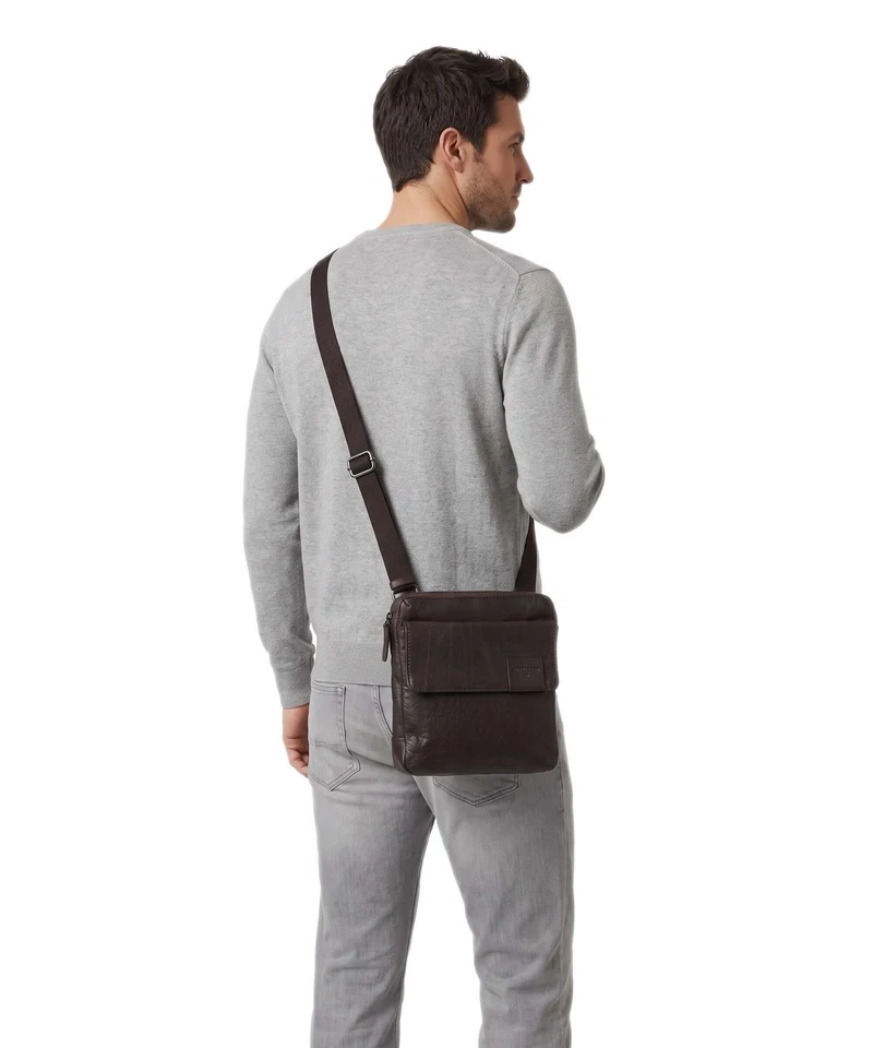 Strellson Hyde Park 1.0 Marcus Sac bandoulière darkbrown