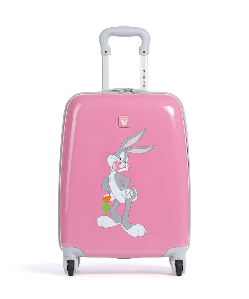 Roncato Looney Tunes Valise enfant à roulettes bugs bunny rosa