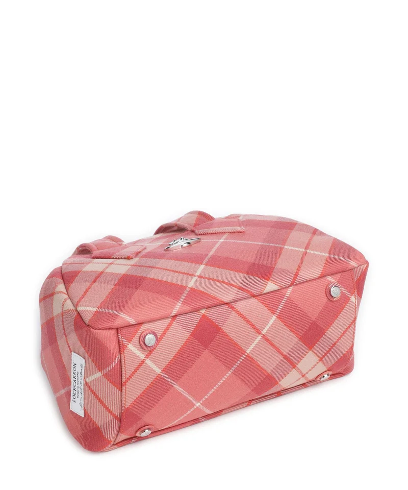 Vivienne Westwood Archive Wool Tartan Medium Sac porté épaule fraser pink