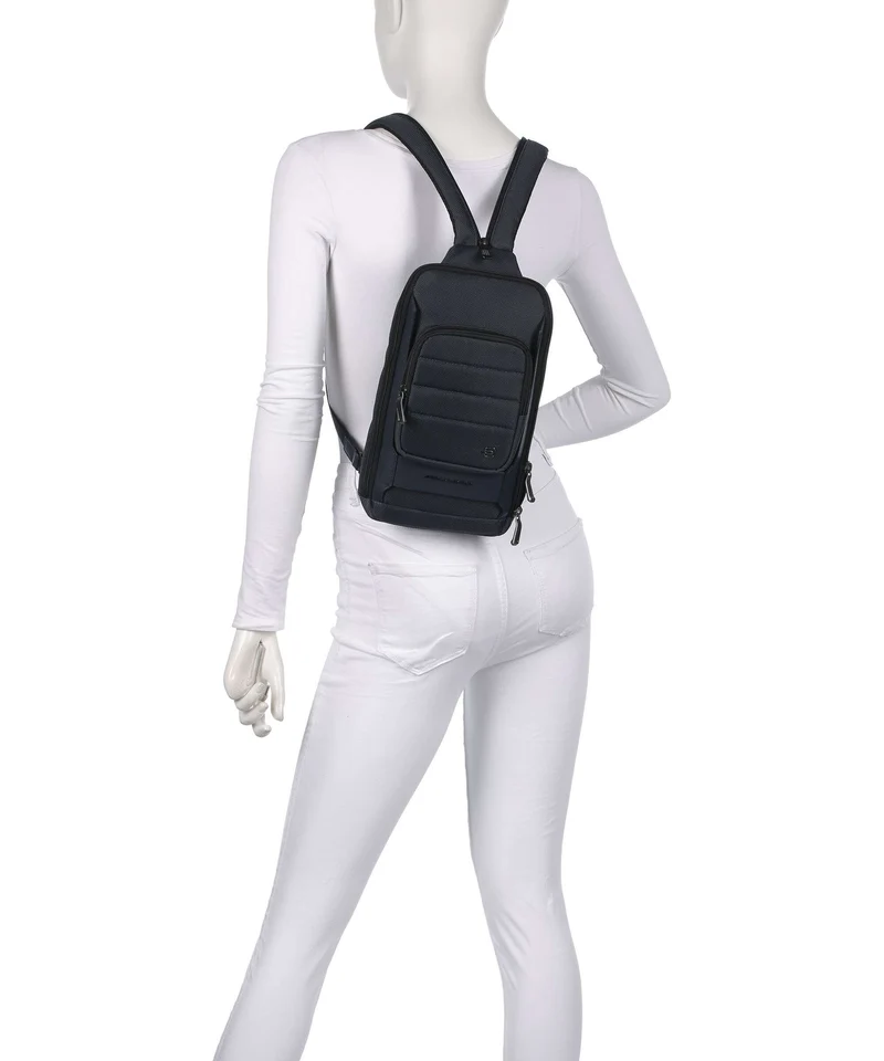 Piquadro Oberon 4 Sac sling blue
