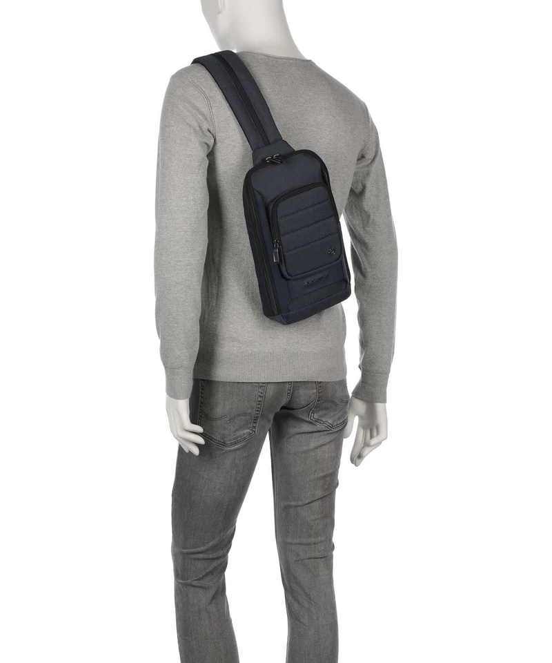 Piquadro Oberon 4 Sac sling blue