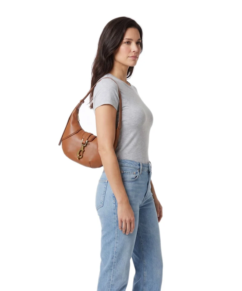 Liebeskind Ryker Cow Naturale S Sac porté épaule cognac