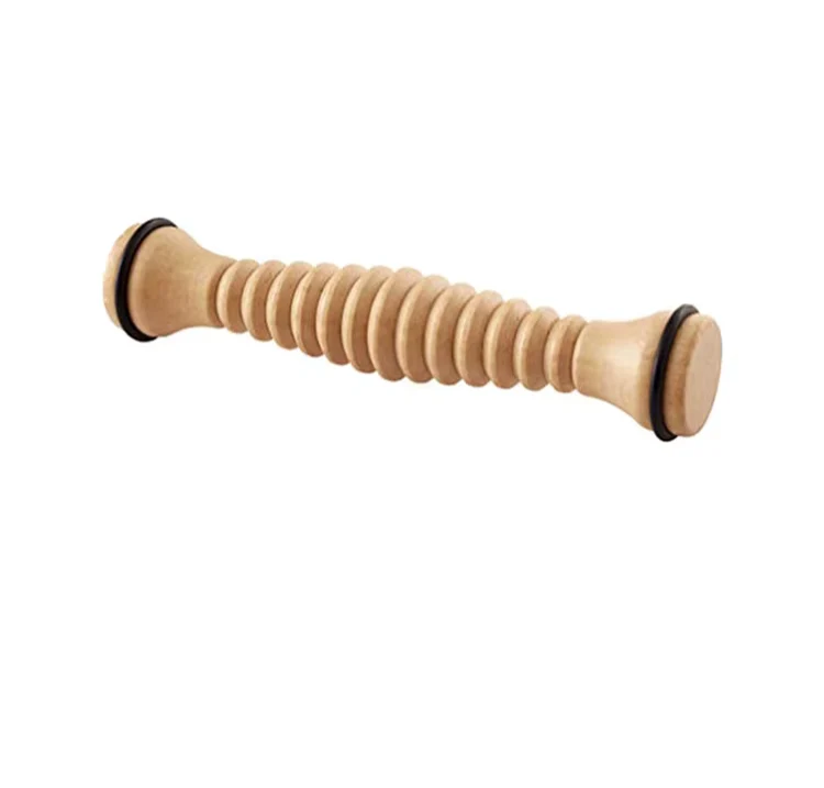 Rouleau de massage Cellulite En Bois | ZenRelief™