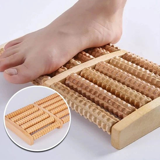 Rouleau De Massage En Bois Massif | SoupleFlex™