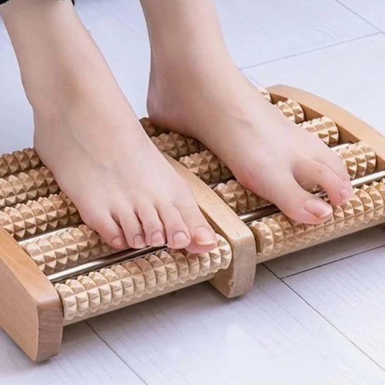 Rouleau De Massage En Bois Massif | SoupleFlex™