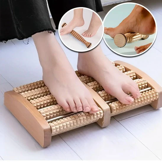 Rouleau De Massage En Bois Massif | SoupleFlex™