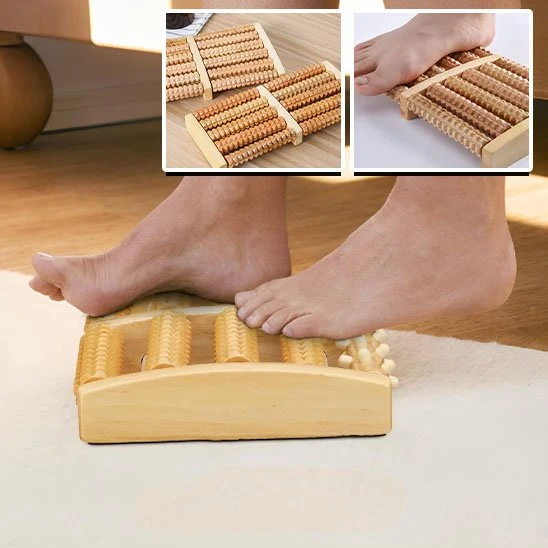 Rouleau De Massage En Bois Massif | SoupleFlex™