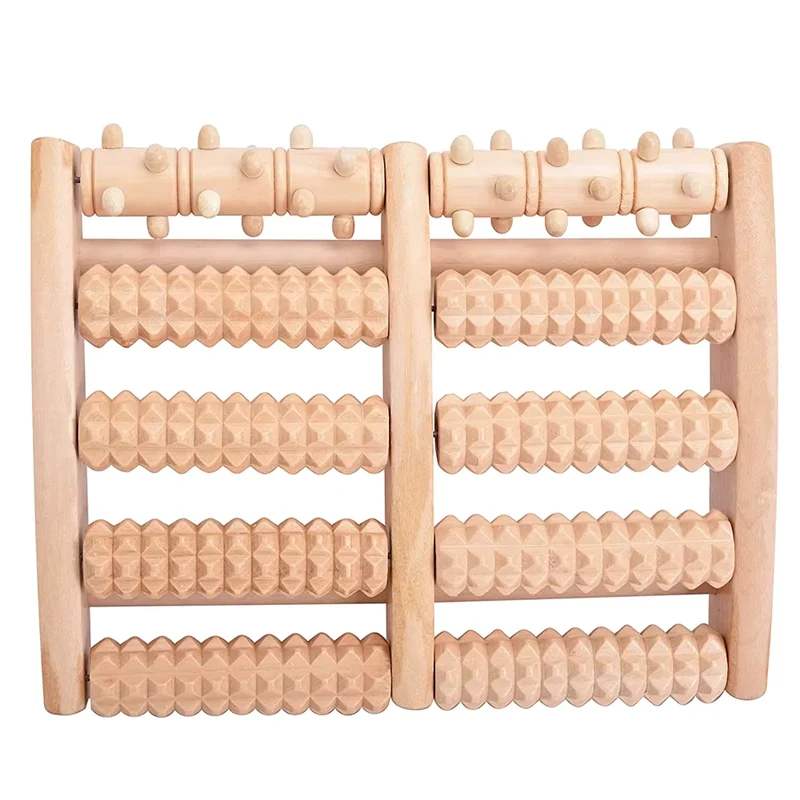 Rouleau De Massage En Bois Massif | SoupleFlex™