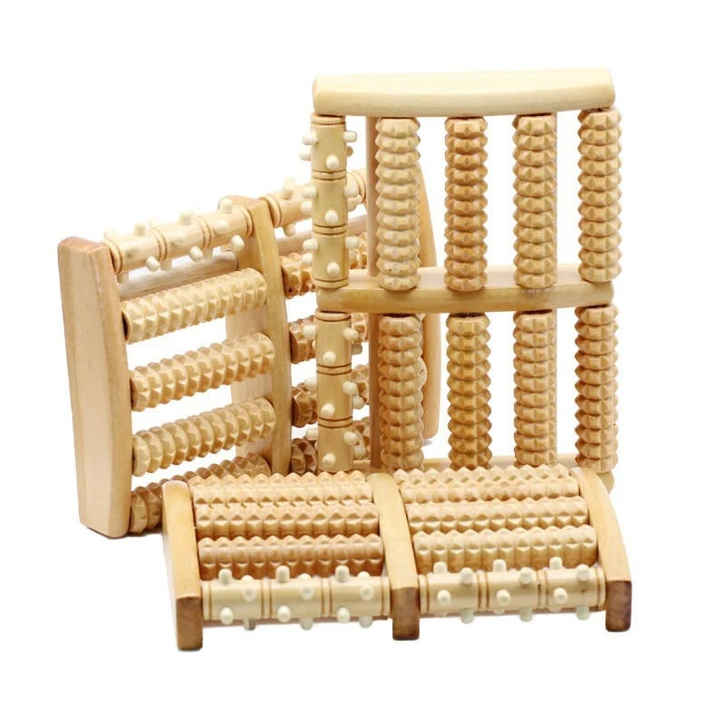 Rouleau De Massage En Bois Massif | SoupleFlex™