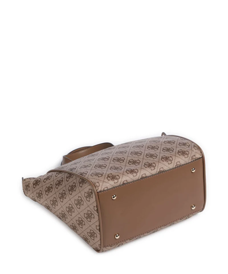 Guess Adrian Logo Small Sac à main latte logo