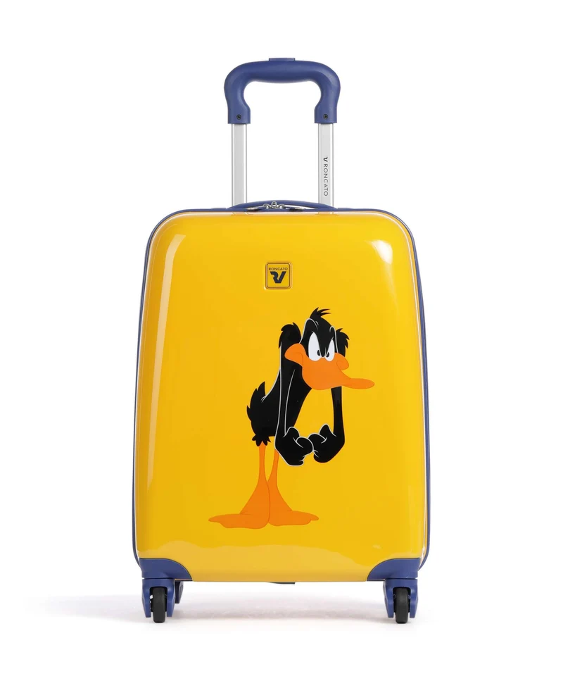 Roncato Looney Tunes Valise enfant à roulettes daffy duck papaya