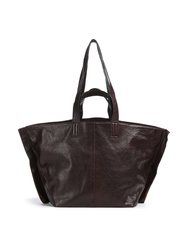 AllSaints Lutece Cabas burgundy red