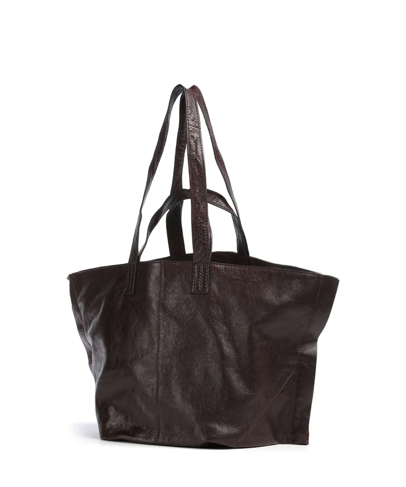AllSaints Lutece Cabas burgundy red