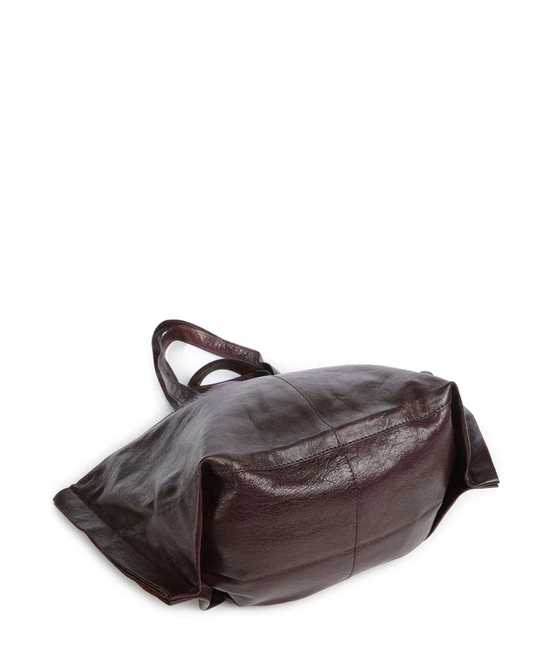 AllSaints Lutece Cabas burgundy red