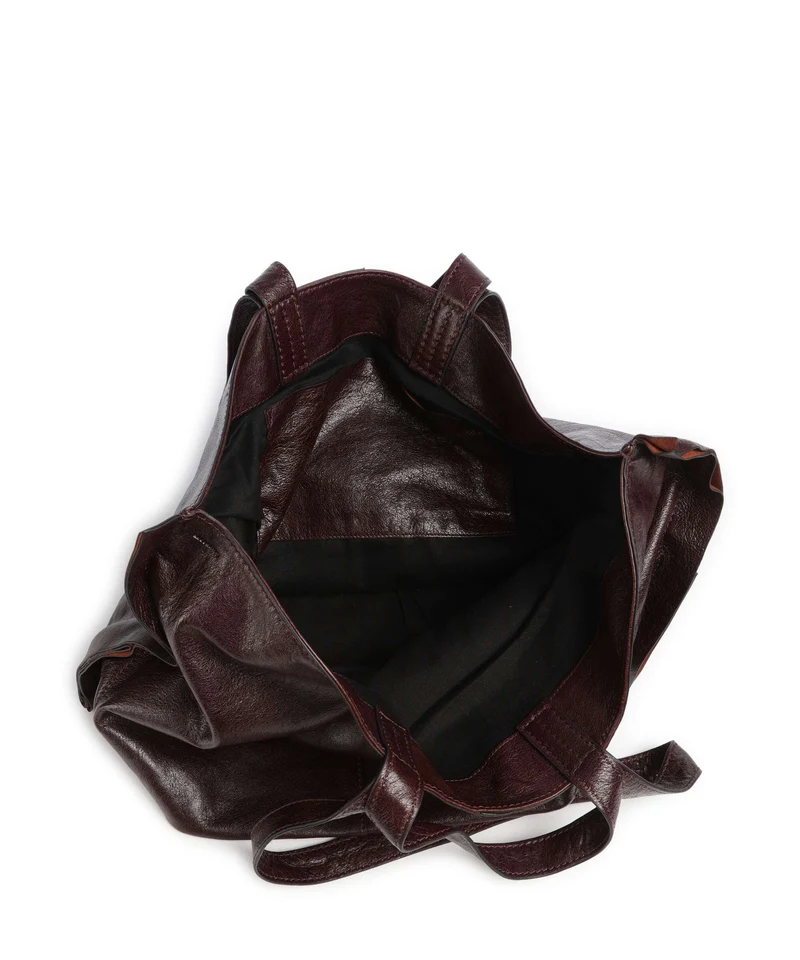 AllSaints Lutece Cabas burgundy red
