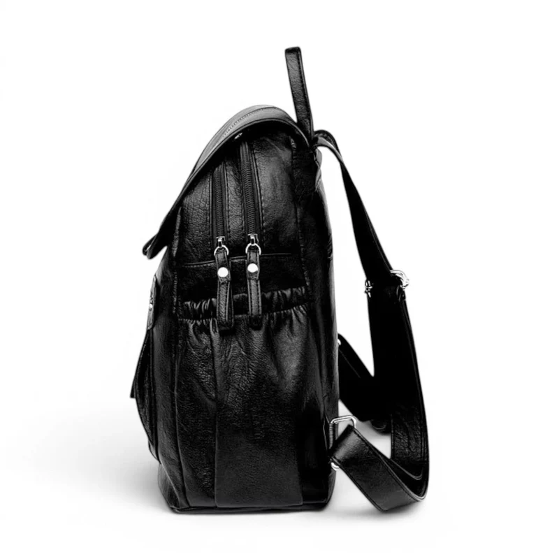 Sac à Dos Cuir Vintage Multi Poches