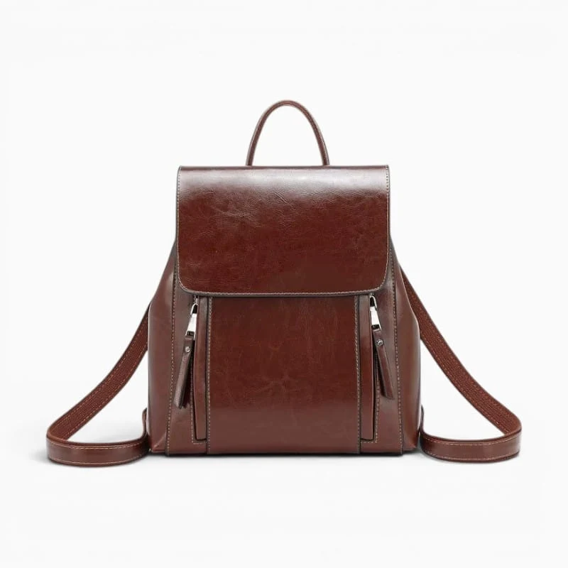 Sac à Dos Cuir Femme Vintage à Bandoulière