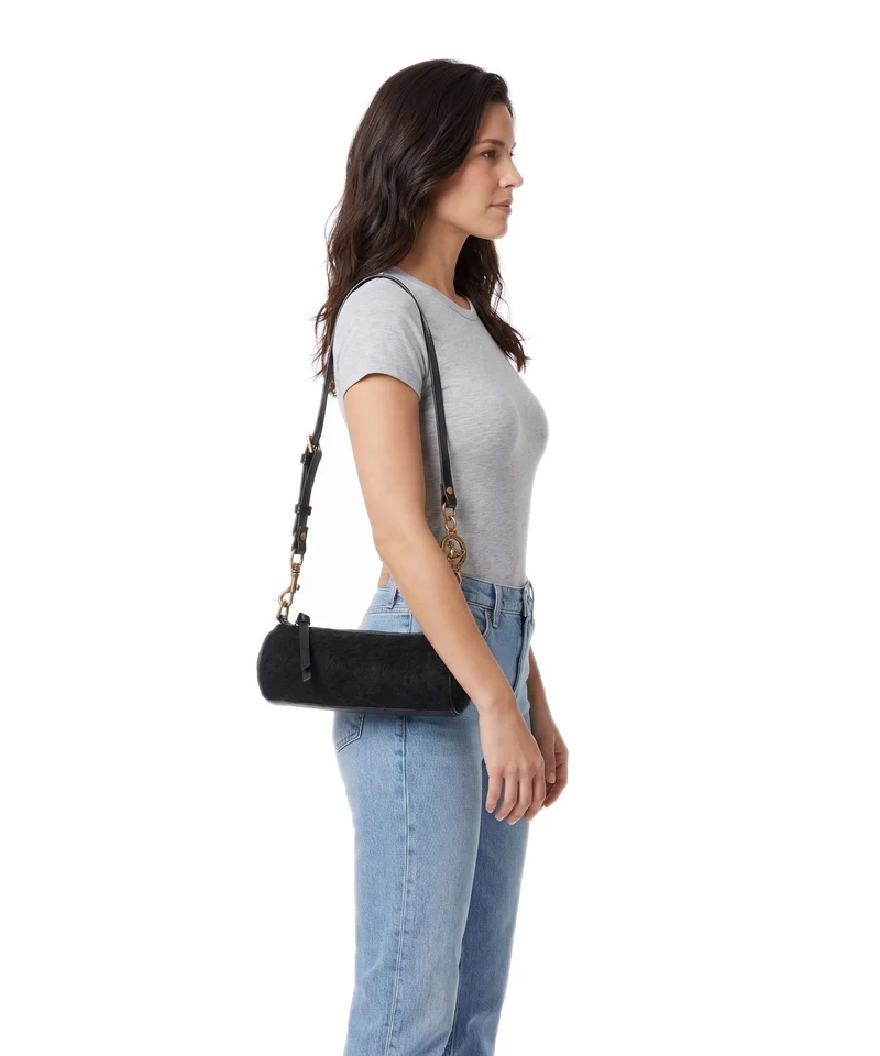 Vivienne Westwood Cindy Mohair Effect Small Sac porté épaule black