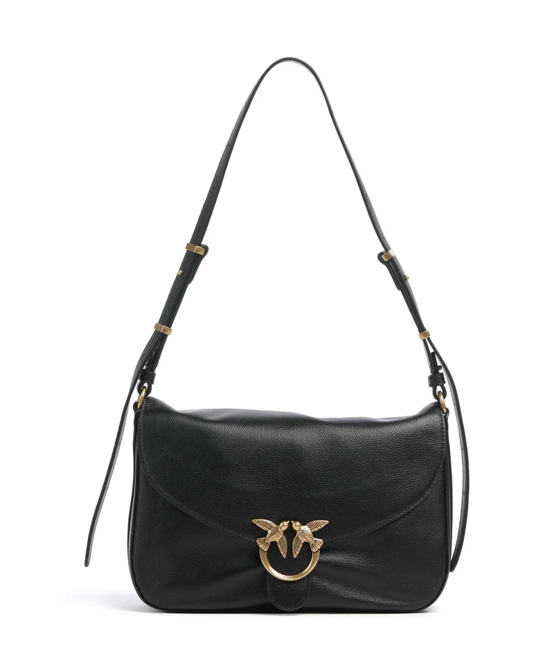 Pinko Love Classic Sac porté épaule nero/limousine/oro