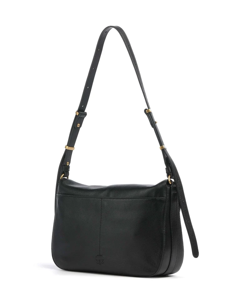 Pinko Love Classic Sac porté épaule nero/limousine/oro